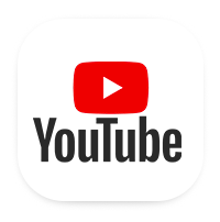 YouTube app icon linking to the Thoughtful Connections memory care podcast video episodes.